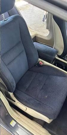 Front seat after deep cleaning and stain removal